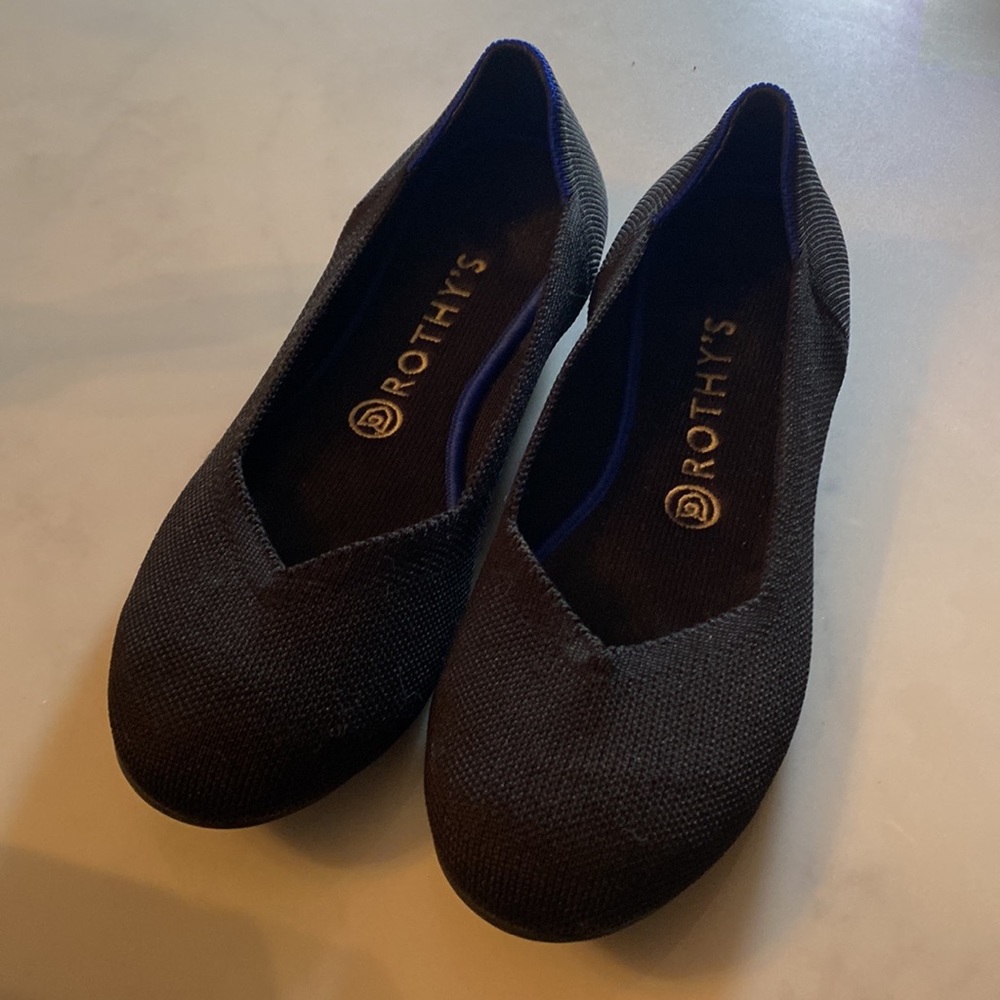 Black flat size 9